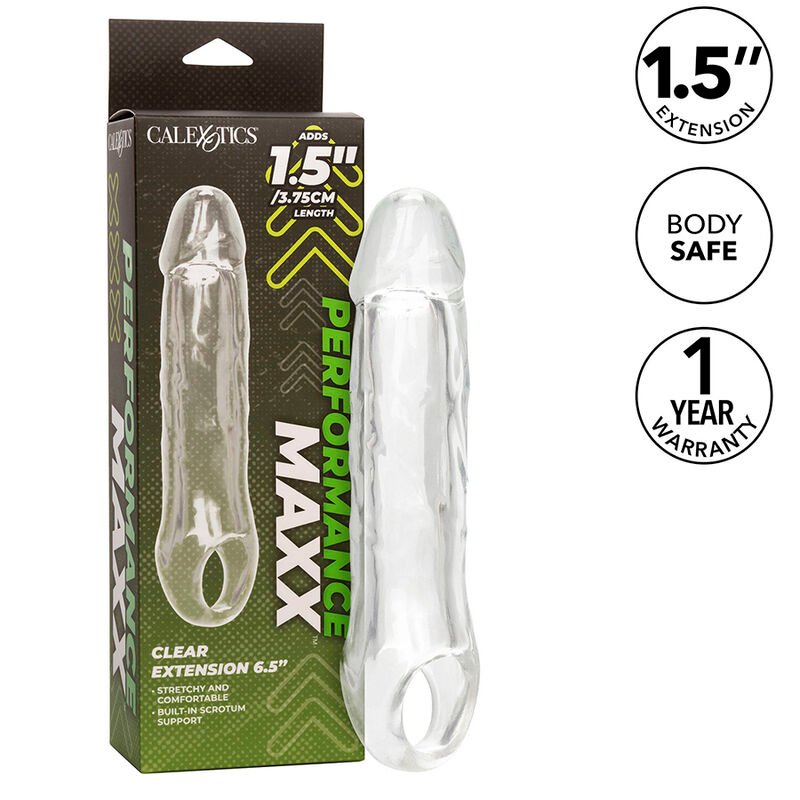 Performance - Extension Maxx Clear 6,5 - California Exotic - Gabychou - Accessoires Pénis