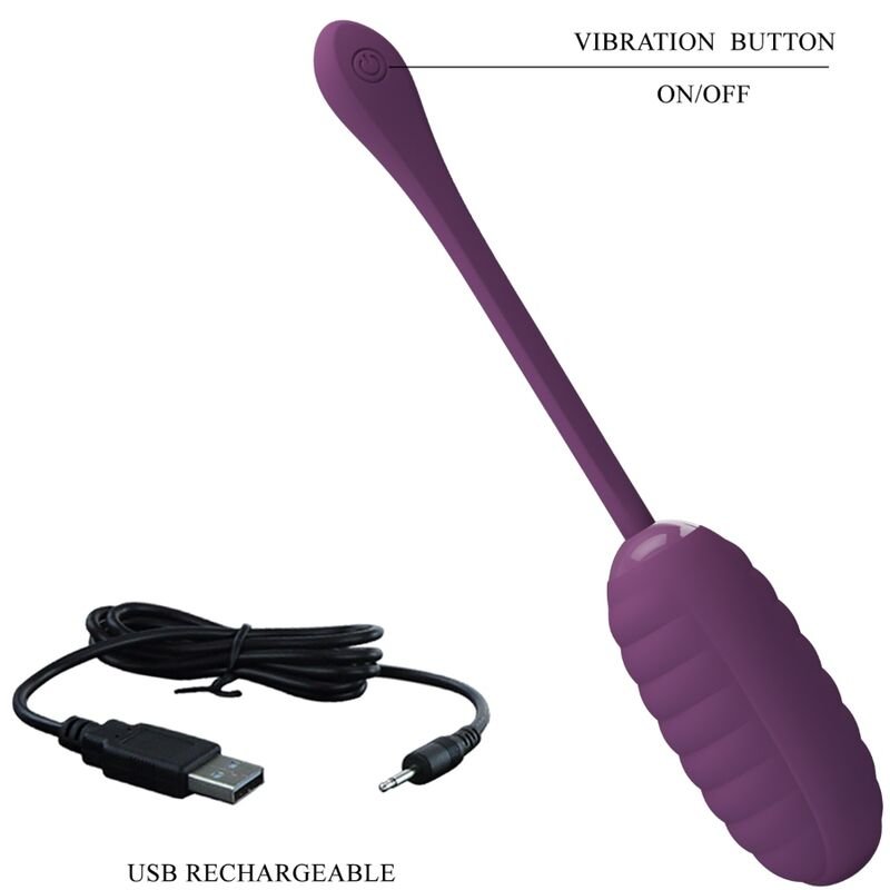 Pretty Love - Casper Oeuf Vibrant Rechargeable Violet - Gabychou - Jouets pour femmes