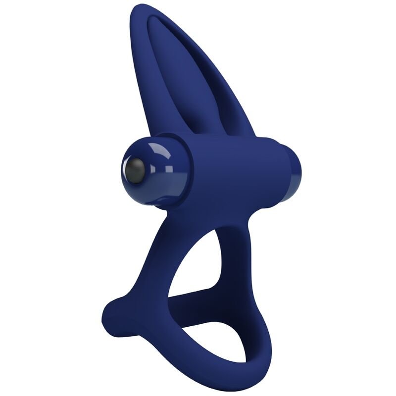 Pretty Love - Mat Double Anneau Avec Vibration Stimulateur Bleu - Gabychou - Accessoires Pénis