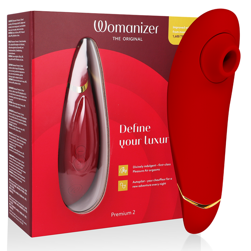 Womanizer – Stimulateur Clitoridien Premium 2 Bordeaux