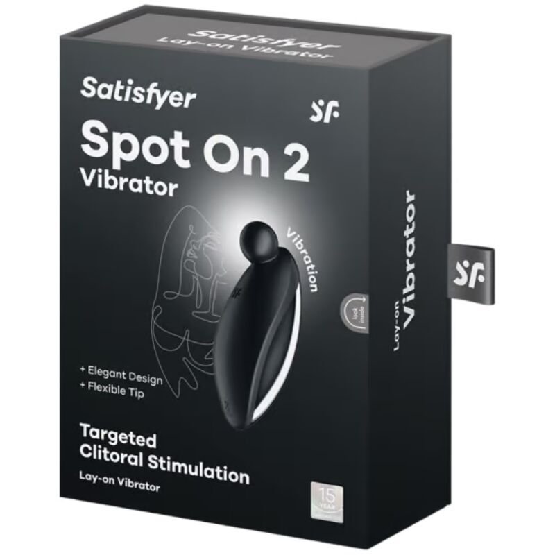 Satisfyer - Vibrateur Spot On 2 Lay-on Noir - Gabychou - Offres