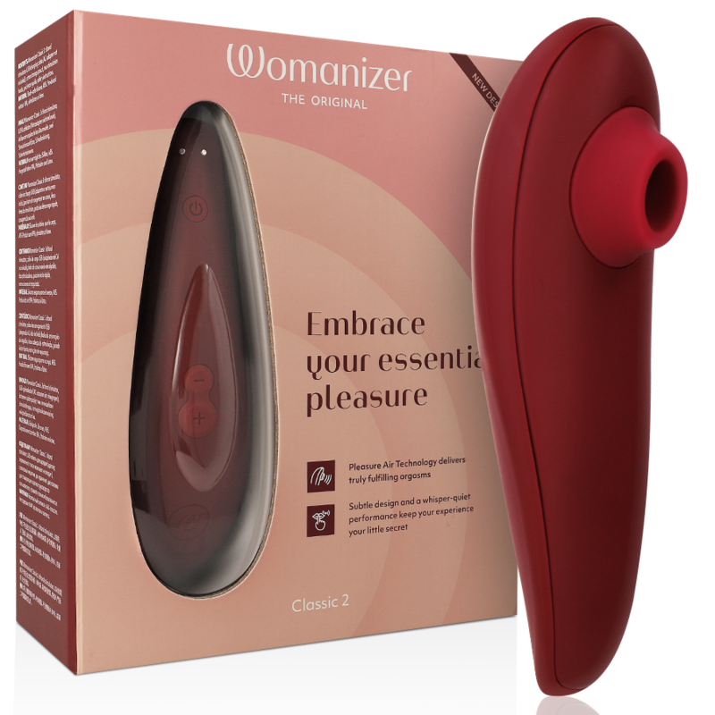 Womanizer - Stimulateur Clitoridien Classic 2 Bordeaux - Gabychou - Jouets pour femmes