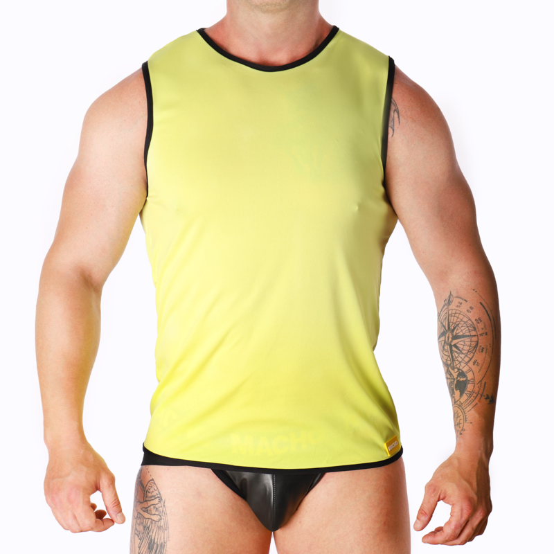 Macho – T-shirt Jaune S/M