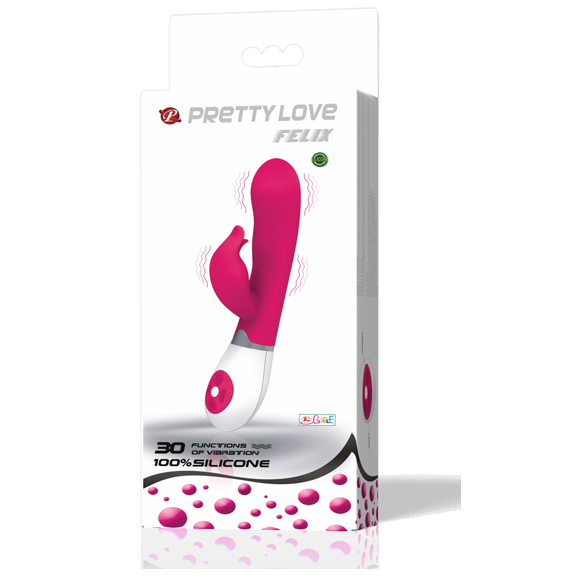 Pretty Love - Vibrateur Flirtation Avec Stimulateur Felix - Gabychou - Jouets pour femmes