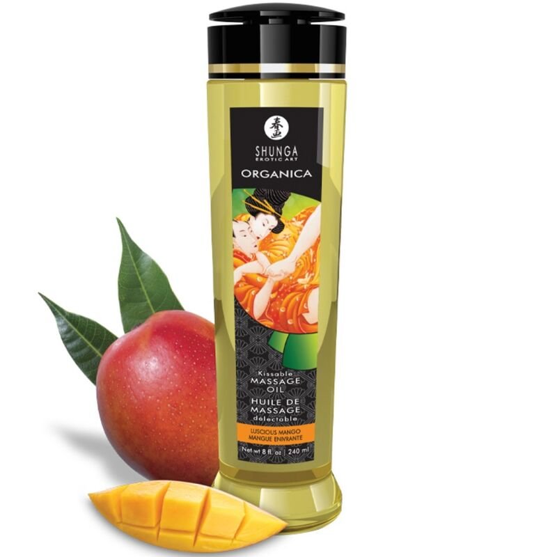 Shunga – Huile De Massage Bio Mango 240 Ml