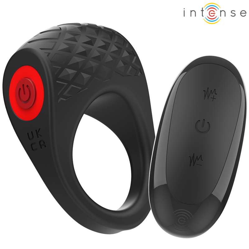Intense - Clover Vibrateur Anneau PÉnis 10 Vibrations Noir - Gabychou - Accessoires Pénis