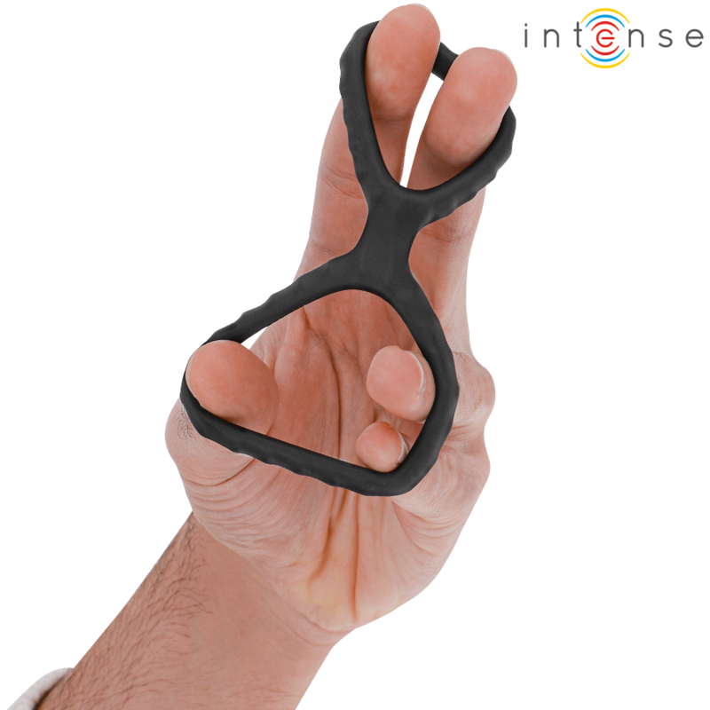 Intense - Dewey Anneau PÉnis Double Silicone Noir ModÈle 2 - Gabychou - Accessoires Pénis