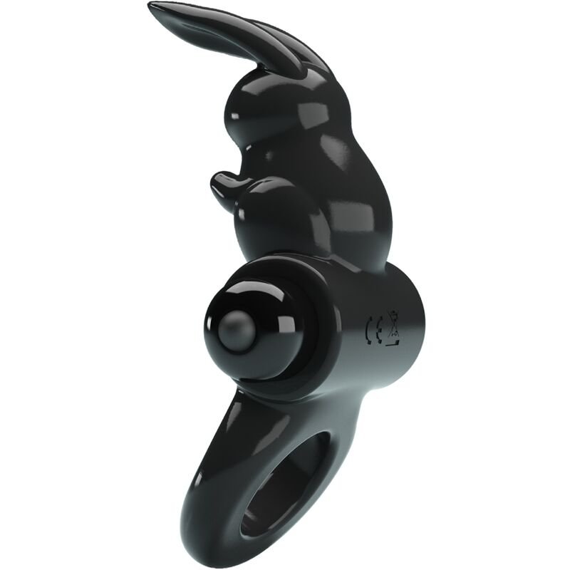 Pretty Love - Anneau Vibrateur Excitant Rabbit 10 Vibrations Noir - Gabychou - Accessoires Pénis
