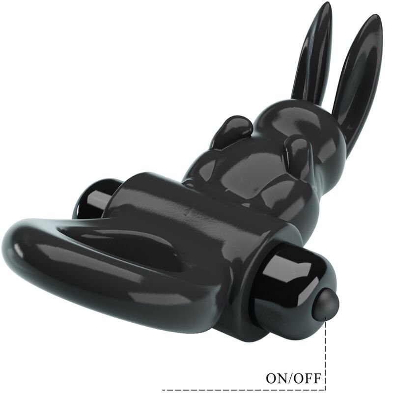 Pretty Love - Anneau Vibrateur Excitant Rabbit 10 Vibrations Noir - Gabychou - Accessoires Pénis