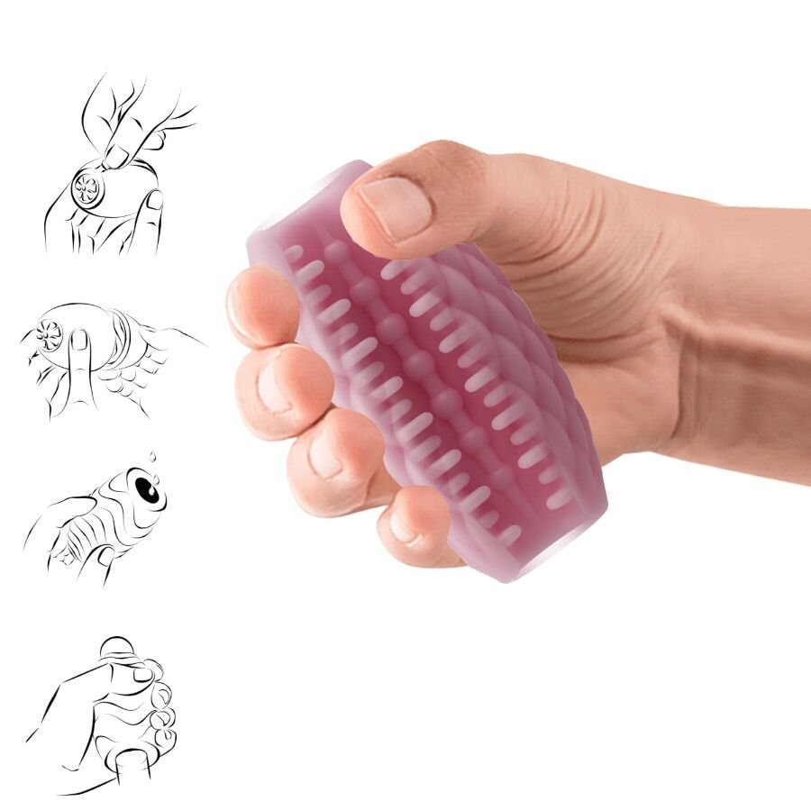 Pretty Love - Masturbateur Pour Homme En Silicone Athena Eros Rose - Gabychou - Divers masturbateurs