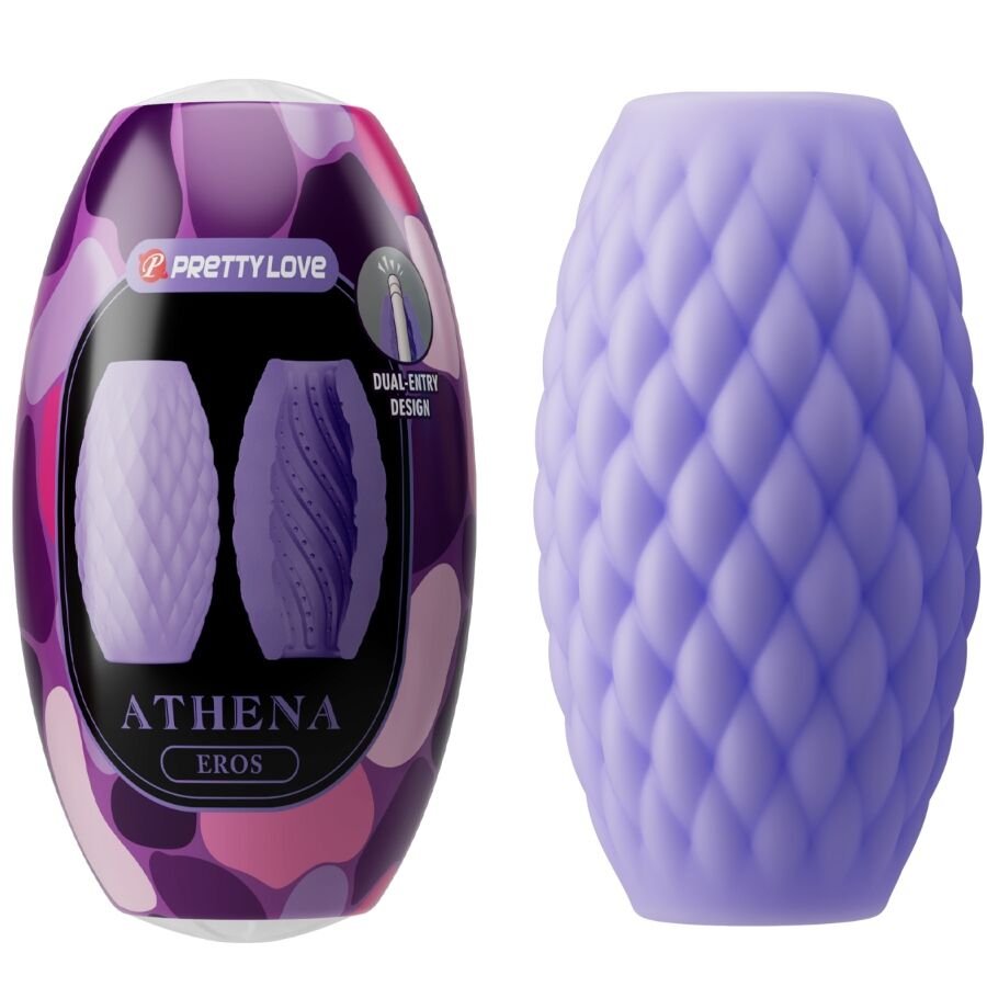 Pretty Love - Masturbateur Pour Homme En Silicone Athena Eros Violet - Gabychou - Divers masturbateurs
