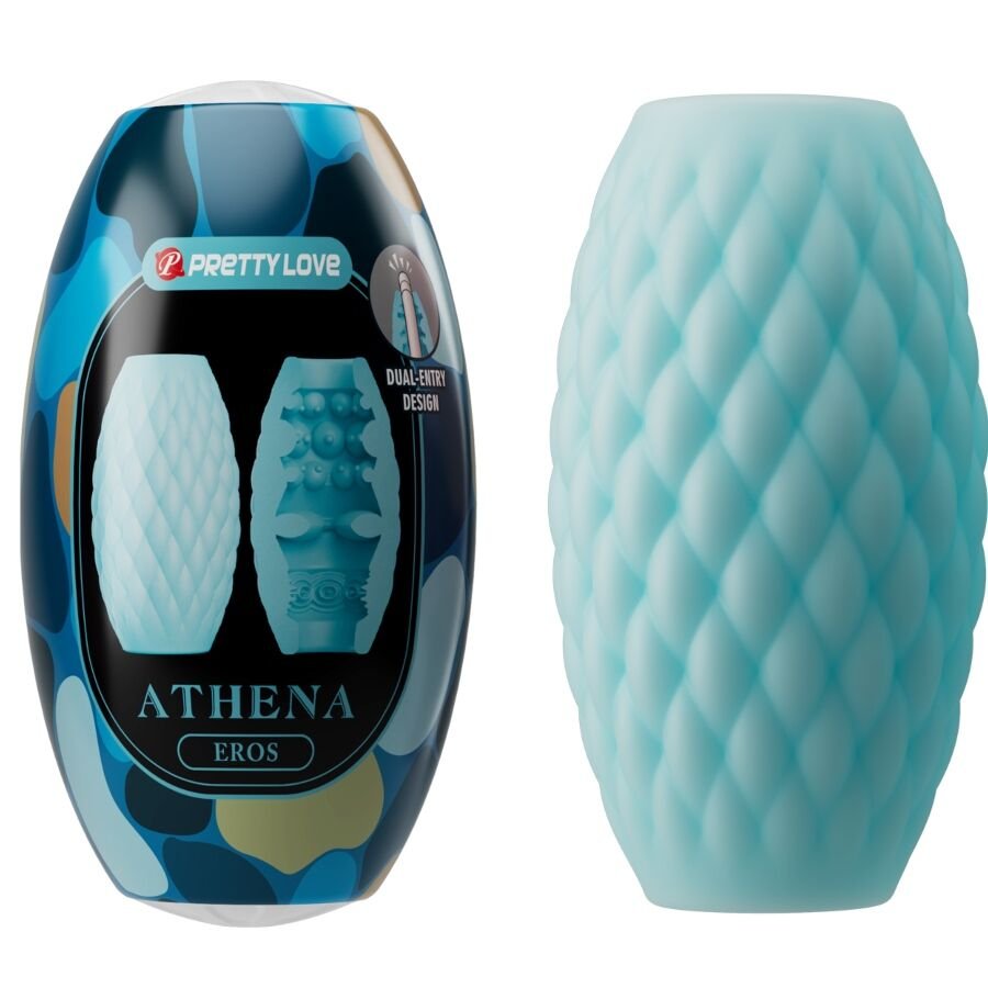 Pretty Love - Masturbateur Pour Homme En Silicone Athena Eros Bleu Ciel - Gabychou - Divers masturbateurs