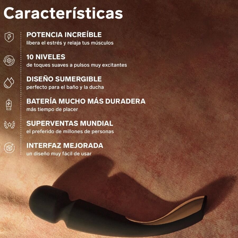 Lelo - Masseur Wand Smart Medium 2 Aqua - Gabychou - Jouets pour femmes