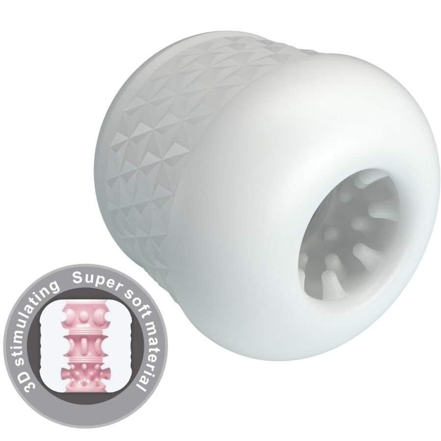 PRETTY LOVE - MASTURBATEUR HOMME CRYSTLE BLANC - Gabychou - Divers masturbateurs