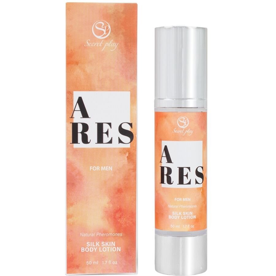 SECRETPLAY – ARES LOTION POUR LA PEAU À LA SOIE POUR HOMMES 50 ML