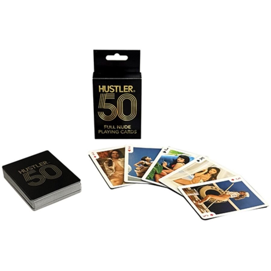 KHEPER GAMES - HUSTLER 50 CARTES À JOUER NUES COMPLÈTES - Gabychou - jeu de carte couple