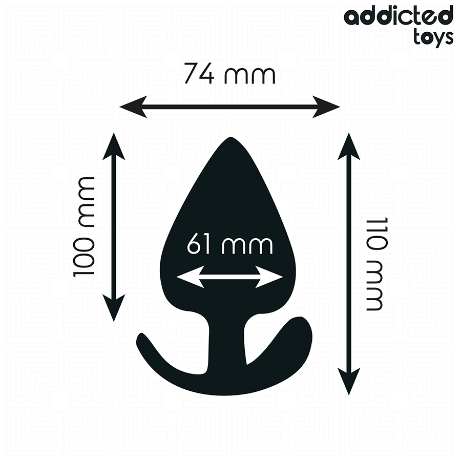 ADDICTED TOYS - PLUG ANAL TAILLE XXL 11 CM - Gabychou - Anal