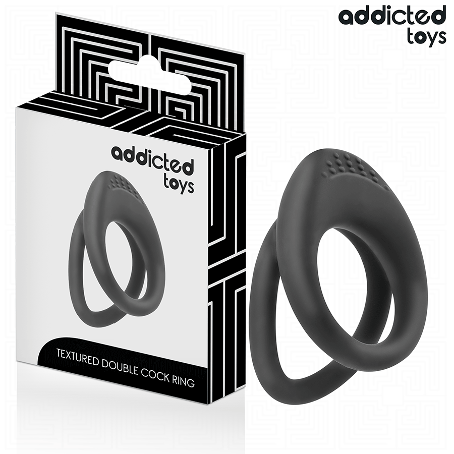 ADDICTED TOYS – ANNEAU PÉNIS À DOUBLE TEXTURE