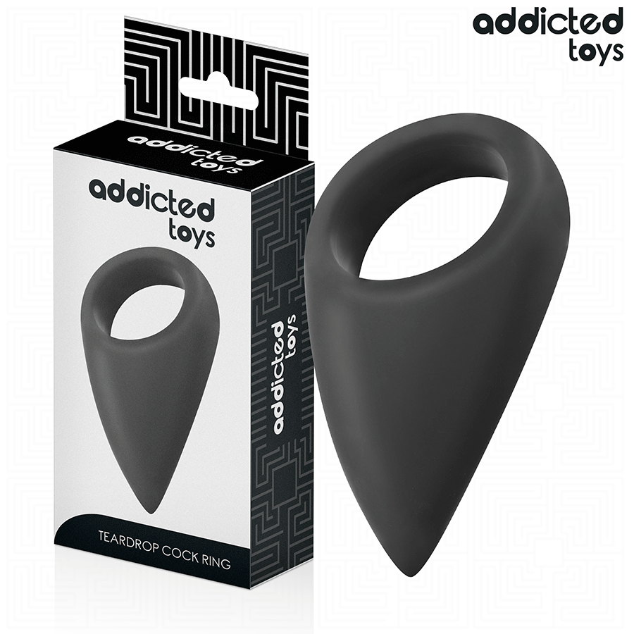 ADDICTED TOYS – ANNEAU PÉNIS EN FORME DE LARME