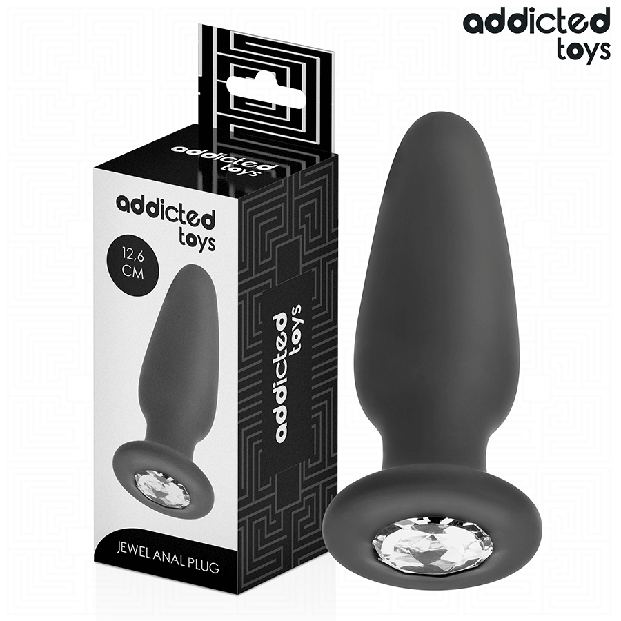 ADDICTED TOYS - PLUG ANAL AVEC BIJOU TAILLE L 12,6 CM - Gabychou - Anal