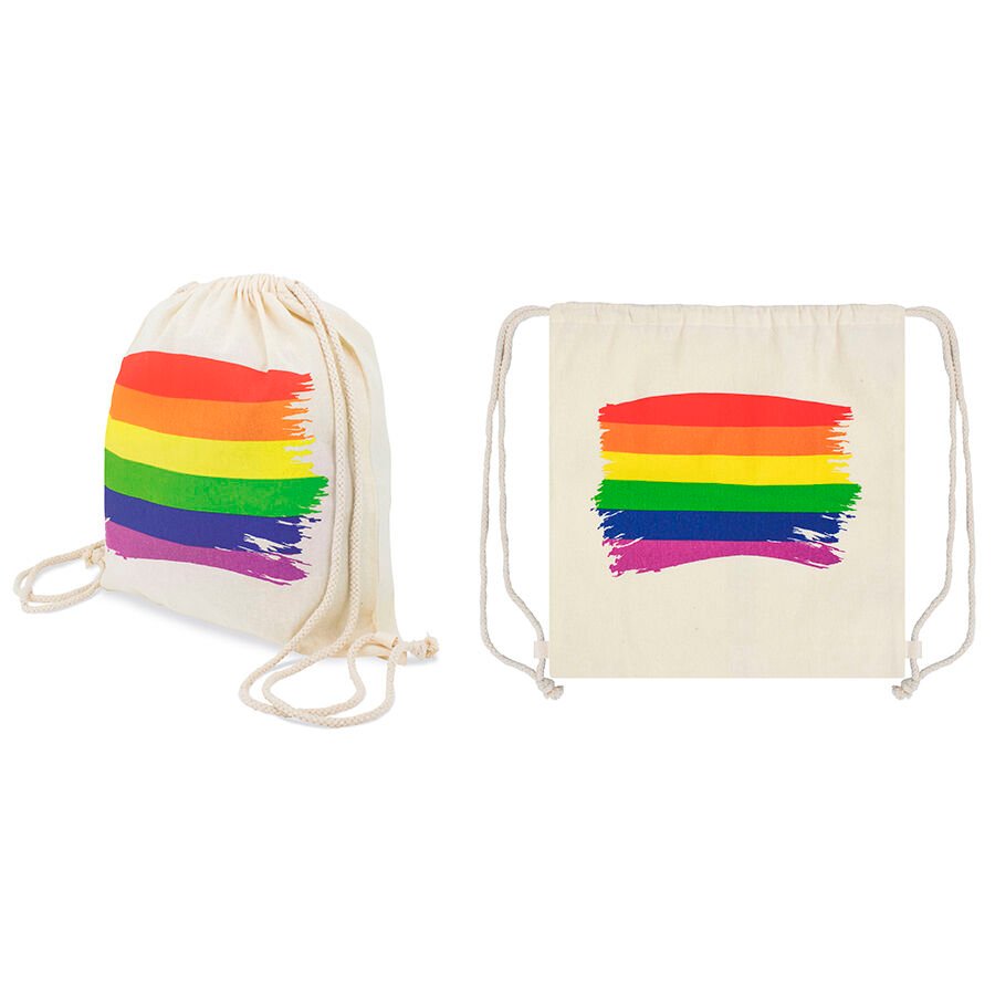 Pride - Sac à Dos en Coton avec Drapeau LGBT - Gabychou - accessoires coquins humoristiques