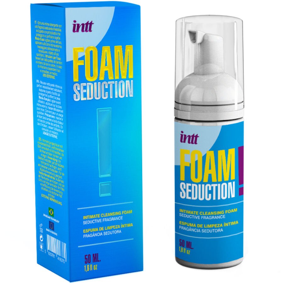 INTT RELEASES - FOAM SEDUCTION MOUSSE NETTOYANTE INTIME 50 ML - Gabychou - Bien-être