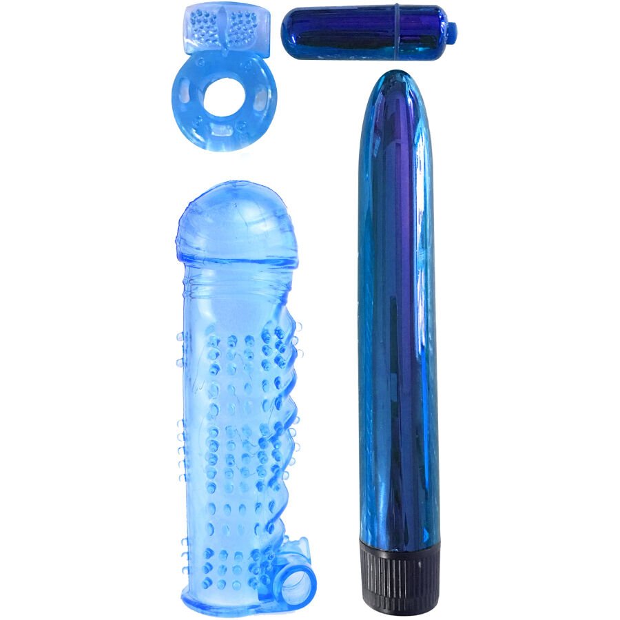 CLASSIX - KIT DE PLAISIR ULTIME POUR COUPLES AZUL - Gabychou - Sextoys