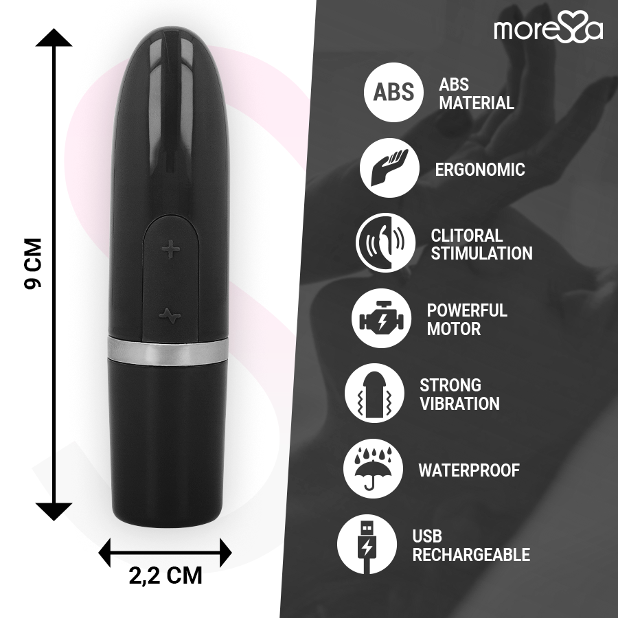 Moressa - Ivy Vibrateur Stimulateur de Voyage Noir - Gabychou - Balles vibrantes