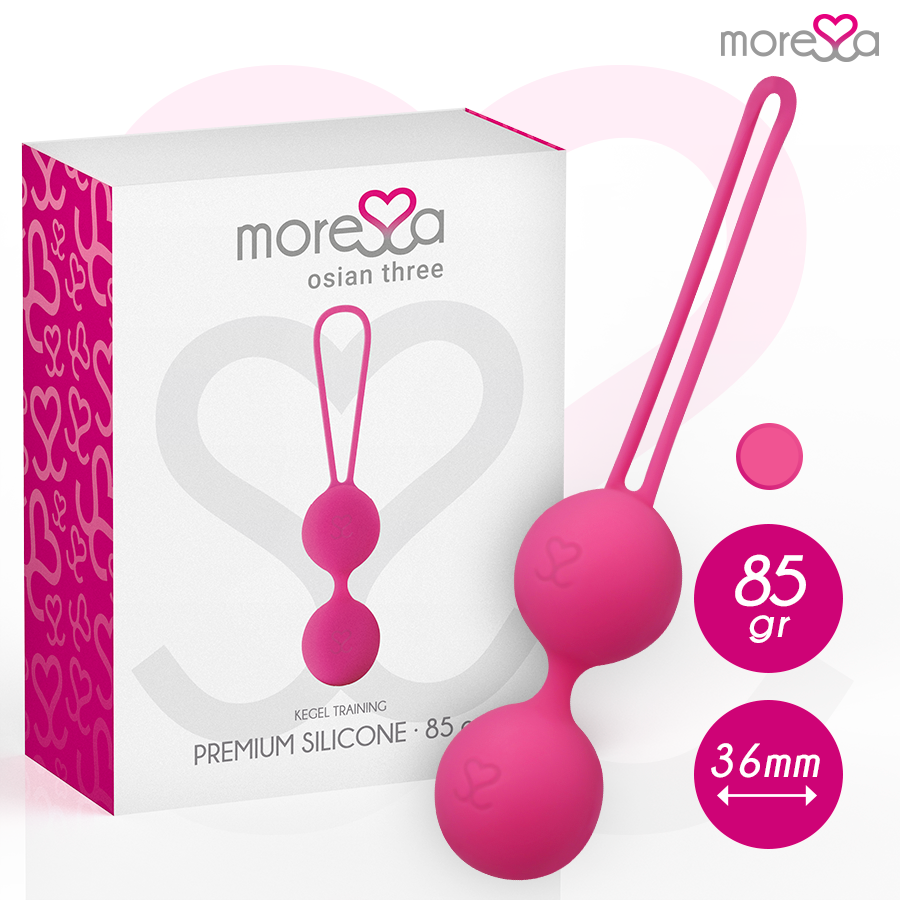 Moressa - Osian Trois Silicone Premium Rose - Gabychou - Boules de silicone