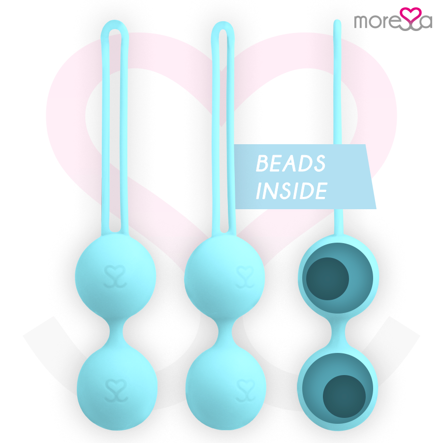 Moressa - Trois Silicone Premium Turquoise Osian - Gabychou - Boules de silicone