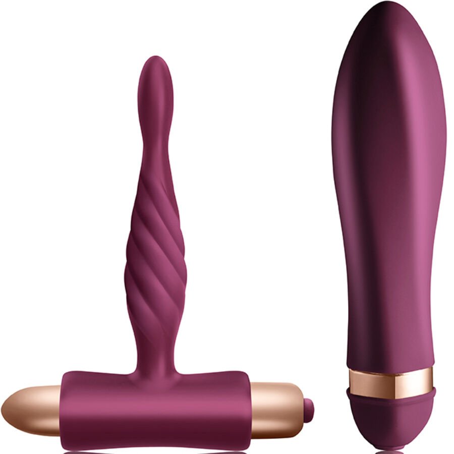CLIMAXIMUM – DARE KIT VIBRATEUR TWISTED + PLUG ANAL DÉBUTANT
