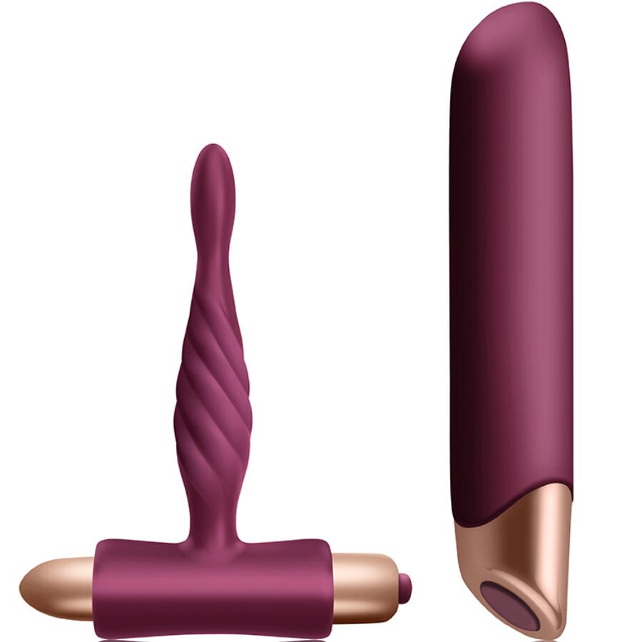 CLIMAXIMUM - KIT RAPTURE VIBRATEUR CLASSIQUE + PLUG ANAL DÉBUTANT - Gabychou - Sextoys