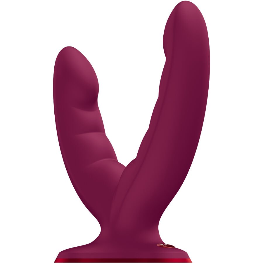 FUN FACTORY - RYDE DOUBLE GODEMICHET ROUGE VIN - Gabychou - Godes point G