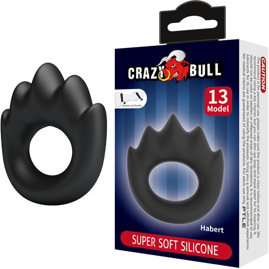 CRAZY BULL - BAGUE EN SILICONE HABERT MODÈLE 13 - Gabychou - Accessoires Pénis