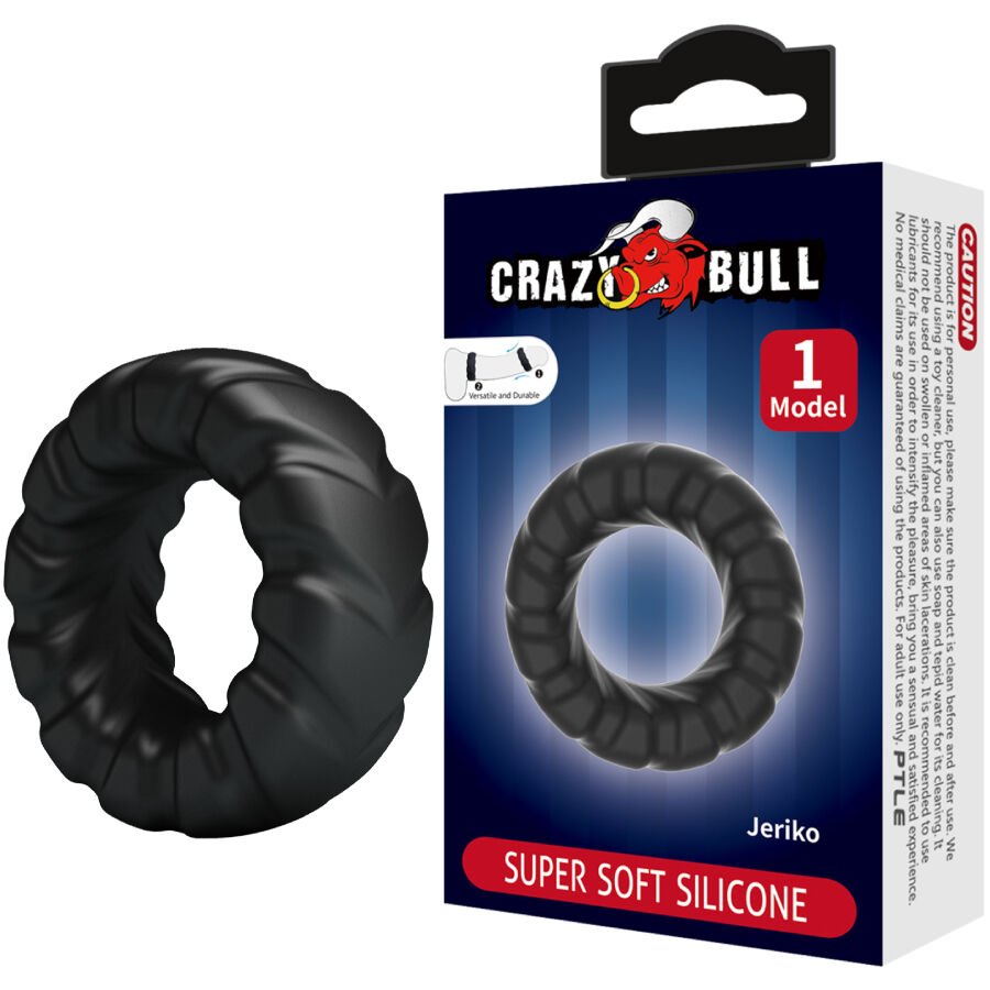 CRAZY BULL - BAGUE EN SILICONE JERIKO MODÈLE 1 - Gabychou - Accessoires Pénis