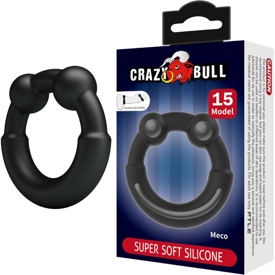 CRAZY BULL - BAGUE EN SILICONE MECO MODÈLE 15 - Gabychou - Accessoires Pénis