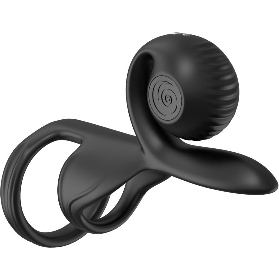 SNAIL VIBE - JOVI BAGUE POUR COUPLES TÉLÉCOMMANDE NOIRE - Gabychou - Accessoires Pénis
