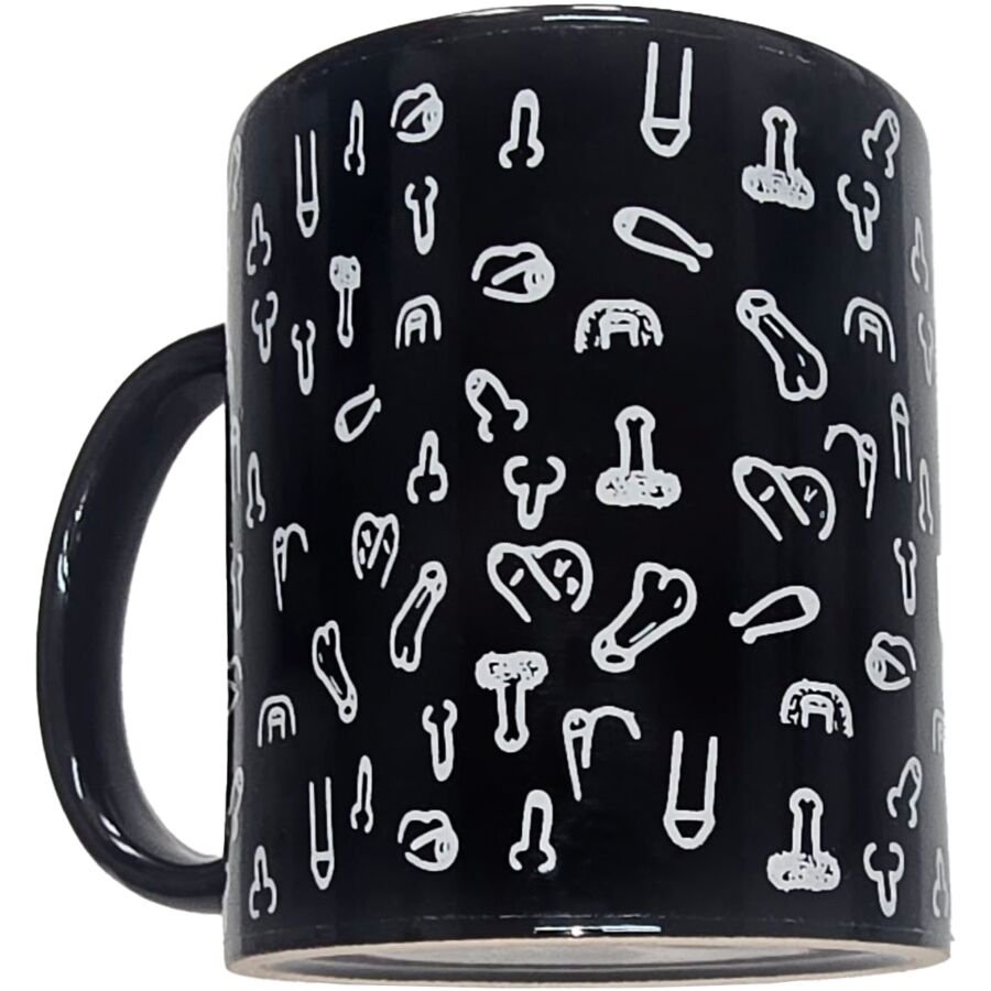 DIABLO PICANTE - TASSE À PÉNIS NOIR 370 ML - Gabychou - accessoires coquins humoristiques