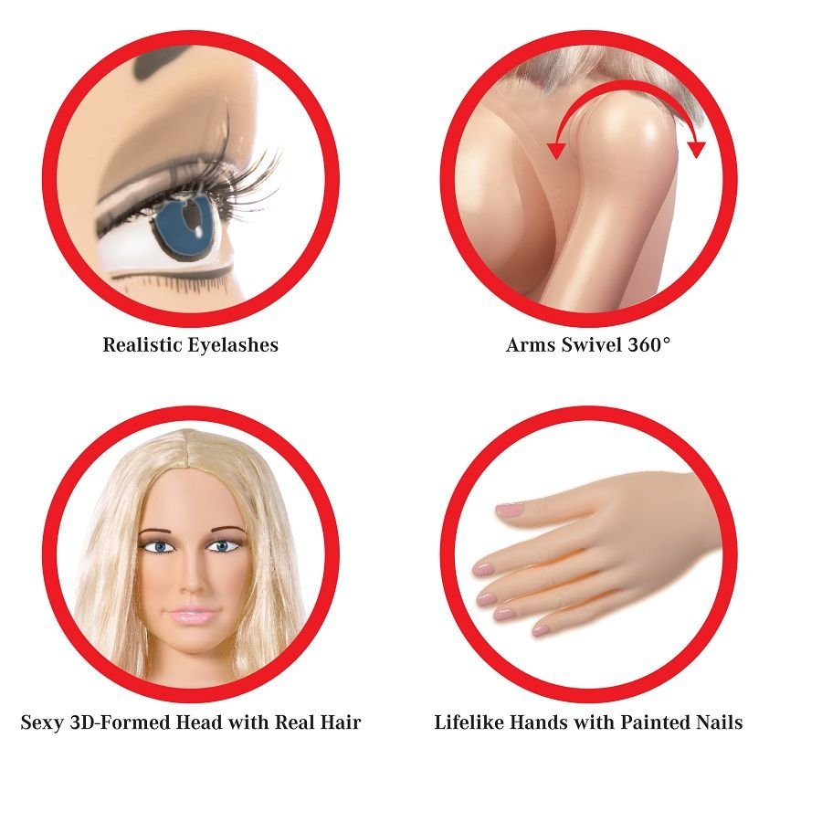 Extreme Dollz - Poupée Hannah Harper - Gabychou - Poupées gonflables