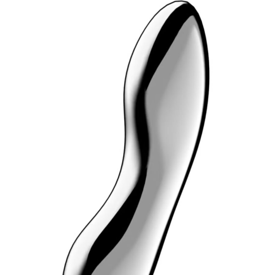 SATISFYER - COSMIC CREST 2 GODEMICHET DOUBLE EN ACIER INOXYDABLE - Gabychou - Godes point G