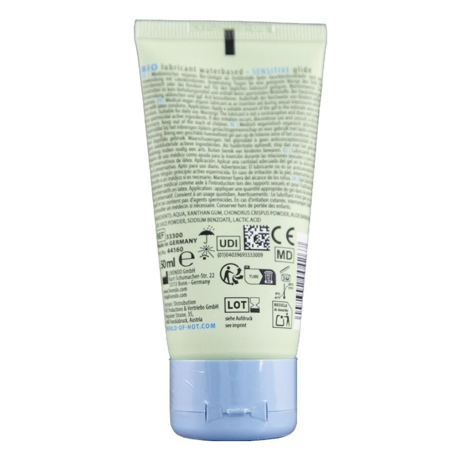 HOT - BIO LUBRIFIANT À BASE DEAU SENSITIV 50 ML - Gabychou - Bien-être