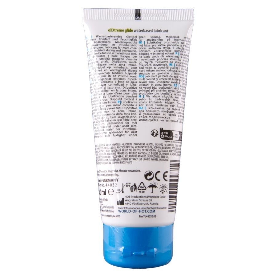 HOT - EXXTREME GLIDE LUBRIFIANT À BASE DEAU + HUILE DE CONFORT A+ 100 ML - Gabychou - Bien-être