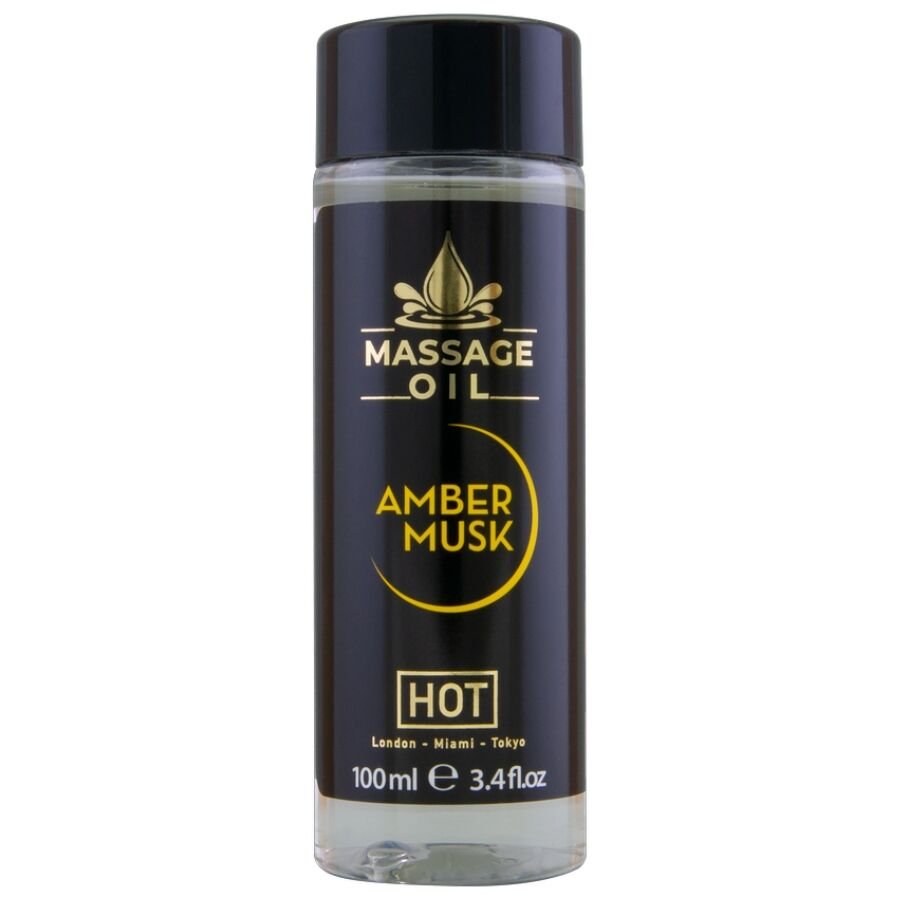 HOT - HUILE DE MASSAGE AMBRE ET MUSC 100 ML - Gabychou - Bien-être