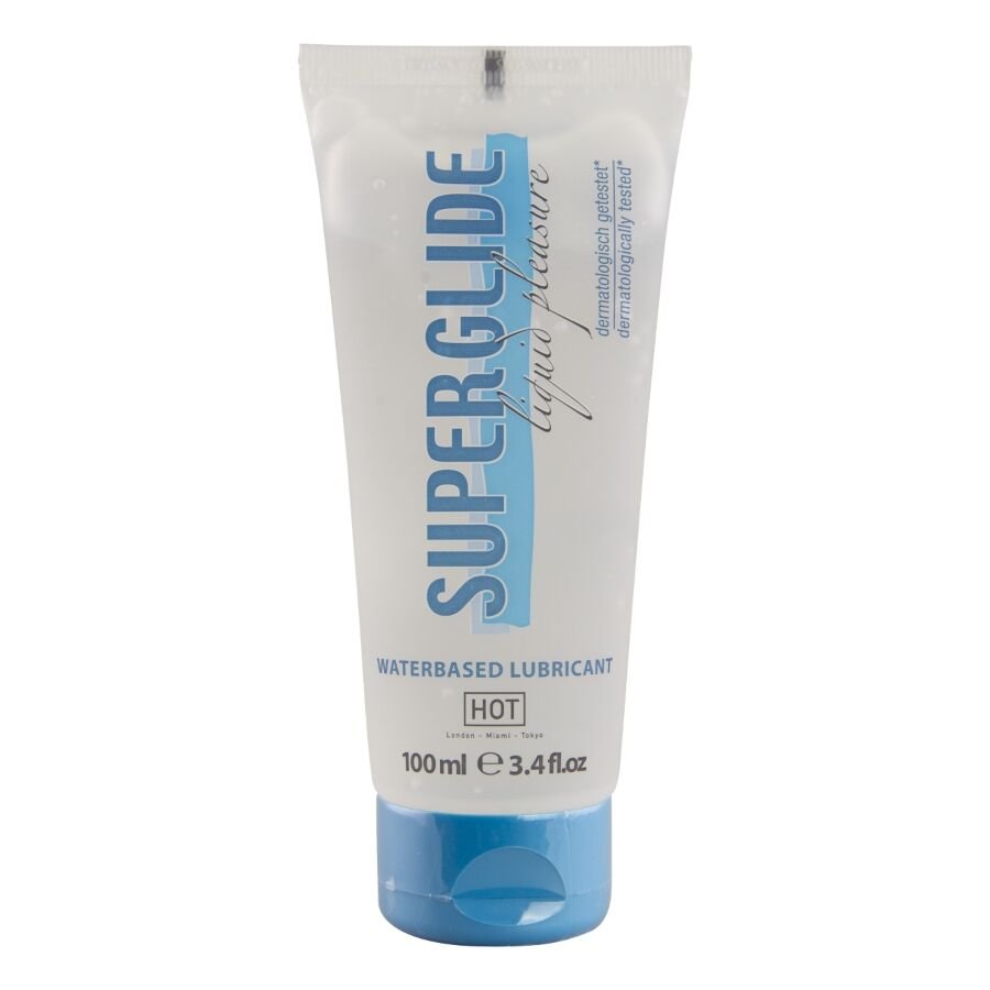 HOT – SUPERGLIDE LIQUID PLEASURE LUBRIFIANT À BASE DEAU 100 ML
