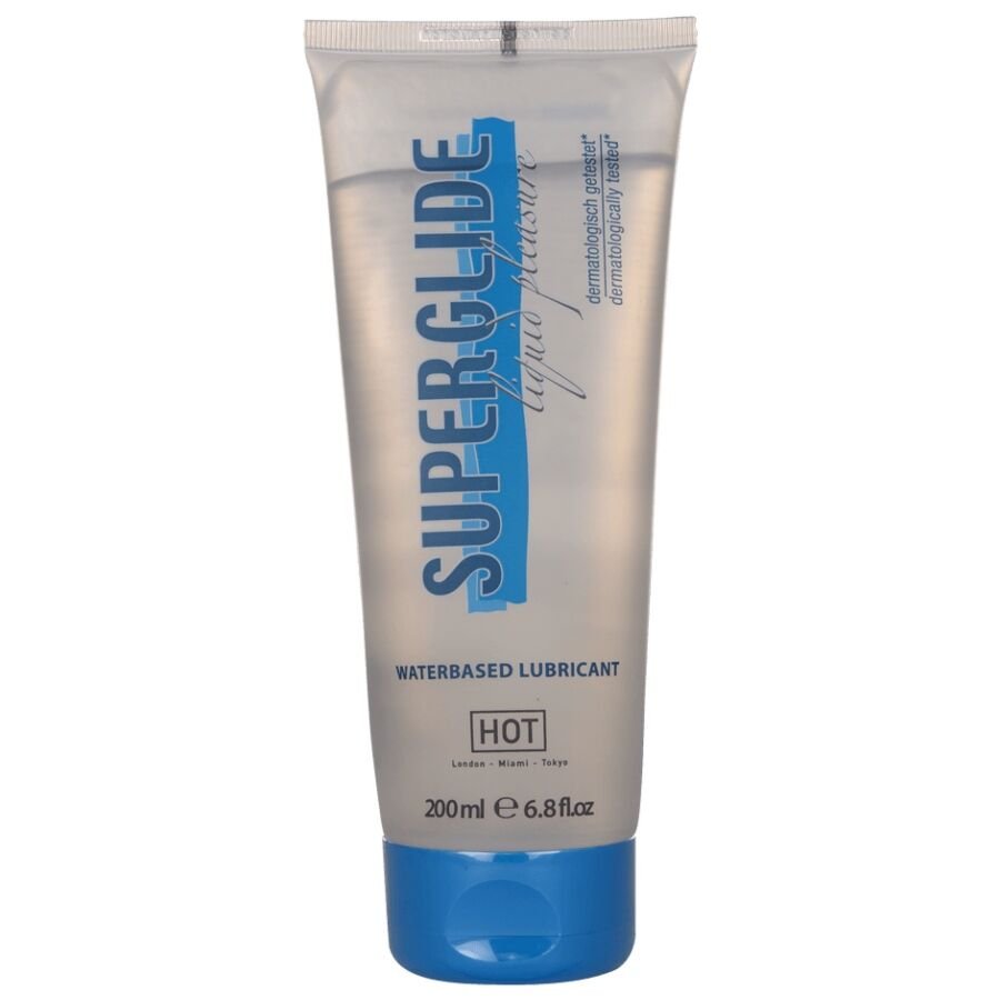 HOT - SUPERGLIDE LIQUID PLEASURE LUBRIFIANT À BASE DEAU 200 ML - Gabychou - Bien-être