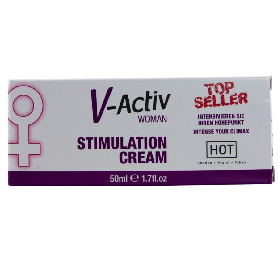 HOT - CRÈME STIMULANTE V-ACTIV POUR FEMMES 50 ML - Gabychou - Bien-être