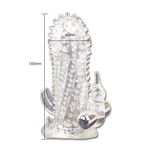 Baile - Brave Man Extension de Pénis avec Vibration Rabbit - Gabychou - Accessoires Pénis