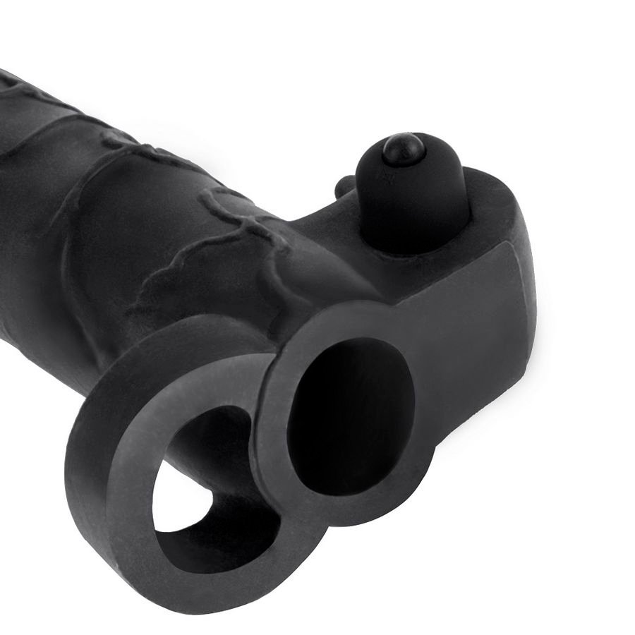 Fantasy X-Tensions - Extension Vibrante Real Feel 2 Noir - Gabychou - Accessoires Pénis