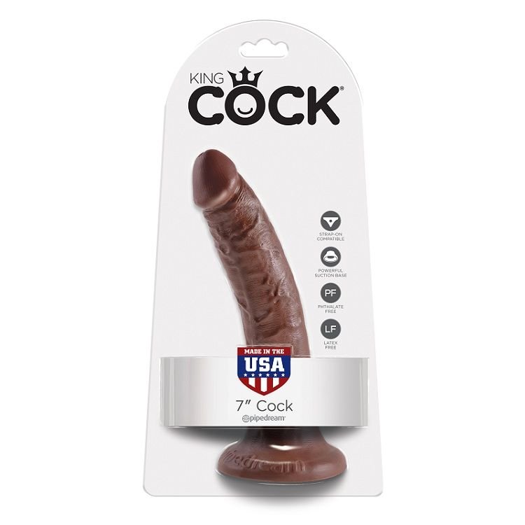 King Cock - Gode Chocolat 17.8 Cm - Gabychou - Godes ceinture