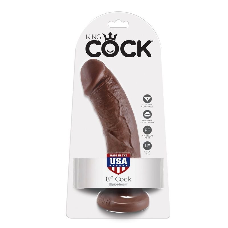 King Cock - Gode Marron 8 de 20.3 Cm - Gabychou - Godes ceinture